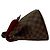 Louis Vuitton Bergamo PM Damier Lederhandtasche Braun - Ansicht 5