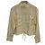 Autre Marque Giacca Camicia 2 in 1 in Tencel e Lino Banana Republic Giallo