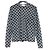 Autre Marque Transparente Karo-Bluse mit FT-Logo von FUMIE TANAKA