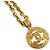 Collana in metallo dorato Chanel Coco Mark D'oro