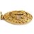 Collana in metallo dorato Chanel Coco Mark D'oro - vista 3