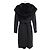 Abrigo largo con capucha de lana de alpaca y piel Max Mara Orilag Negro - vista 2