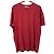 Camiseta de algodón con estampado de logo Moncler Roja