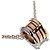 Bulgari Collar Péndulo BVLGARI B.zero1 Au750 Multicolor