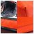 Borsa tote nera e arancione neon Dolce & Gabbana Nero - vista 3