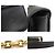 Céline Borsa a spalla Celine Small C in pelle nera Nero - vista 4