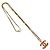 Collana choker con pendente oro e rosa Chanel Coco Mark D'oro - vista 4