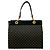 Céline Celine Macadam Blason Lederhandtasche Braun Schwarz - Ansicht 3