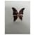 Broche Papillon Yves Saint Laurent Or et Émail Violet  - vue 4
