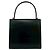 Céline Borsa in pelle con hardware logo circolare Celine Nero - vista 3