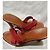 Mule Yves Saint Laurent in pelle rossa Rosso - vista 2