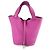 Borsa a mano/tote bag Hermès Picotin Lock PM Rosa - vista 2
