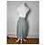 Gonna Vintage Dior A Quadri Grigio Bianco S - vista 3