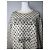 Autre Marque Pull ras du cou à pois vintage Kansai Yamamoto M/L Gris - vue 9