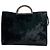 Vintage Courreges Handtasche aus Kunstfell schwarz