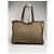 Vintage Gucci Monogram Handtasche Beige Braun - Ansicht 2