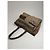 Vintage Gucci Monogram Handtasche Beige Braun - Ansicht 9