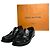 Vintage Louis Vuitton Leder Slipper Schwarz