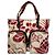 Vintage Gucci abstrakte Handtasche weiß rot