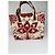 Vintage Gucci abstrakte Handtasche weiß rot - Ansicht 8
