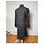 Vintage Isabel Marant Denim-Trenchcoat M Schwarz - Ansicht 3