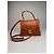 Vintage Givenchy 2Way Leather Handbag Orange Brown - view 13