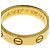 Aliança de Casamento Cartier Love 1 Diamante Ouro Rosa 18K com Diamante Dourado - vista 2