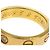 Aliança de Casamento Cartier Love 1 Diamante Ouro Rosa 18K com Diamante Dourado - vista 3