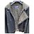 Jean Paul Gaultier Biker Jacke Dunkelgrau Lamm Anthrazitgrau