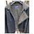 Jean Paul Gaultier Biker Jacke Dunkelgrau Lamm Anthrazitgrau - Ansicht 2