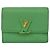 Cartera Capucines XS de cuero con tres pliegues Louis Vuitton Rosa Verde