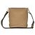 Bolsa de ombro em couro Vitello Phoenix bege da Prada