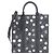 Borsa Sac Plat Monogram Eclipse di Louis Vuitton Nero