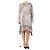 Chloé Langärmliges Leoparden-Midi-Kleid - Größe UK 12 Braun