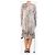 Chloé Langärmliges Leoparden-Midi-Kleid - Größe UK 12 Braun - Ansicht 2