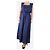 Autre Marque Navy sleeveless button-down maxi dress - size XXL Navy blue - view 3