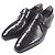 Autre Marque Berluti Leder Monk Strap Schuhe Lila Dunkelviolett