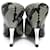 Autre Marque Mule con tacco alto in pelle di pitone Peter Do Marrone Grigio  - vista 3