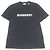 Camiseta de algodón con estampado del logo Burberry Negro