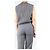 Autre Marque Grau lockeres Strick-Cashmere-Weste - Größe UK 8 - Ansicht 2