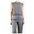 Autre Marque Grau lockeres Strick-Cashmere-Weste - Größe UK 8 - Ansicht 3