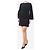 Bella Freud Robe mini à pois noirs scintillants - taille - vue 3