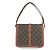 Vintage Schultertasche Rondo Point Monogram Louis Vuitton Braun