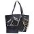 Borsa tote blu Marc Jacobs con pochette Nero