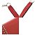 Borsa a spalla in pelle con borchie Varenne di Jimmy Choo Rosso - vista 10