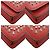 Borsa a spalla in pelle con borchie Varenne di Jimmy Choo Rosso - vista 4