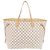 Borsa tote Louis Vuitton Neverfull GM Damier Azur Bianco