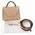 Borsa Valextra Iside 2 in 1 in pelle di vitello beige - vista 2