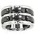 Timeless Anello CHANEL Ultra #48 Grande in Oro Bianco 18K e Ceramica Nera - vista 2