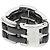 Timeless Anello CHANEL Ultra #48 Grande in Oro Bianco 18K e Ceramica Nera - vista 4